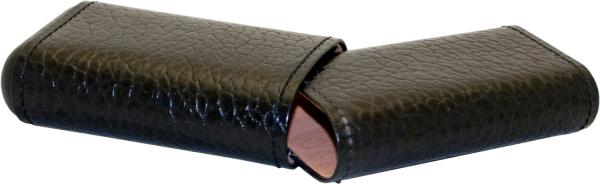 Zigarrenetui "3er Robusto" Oxford schwarz